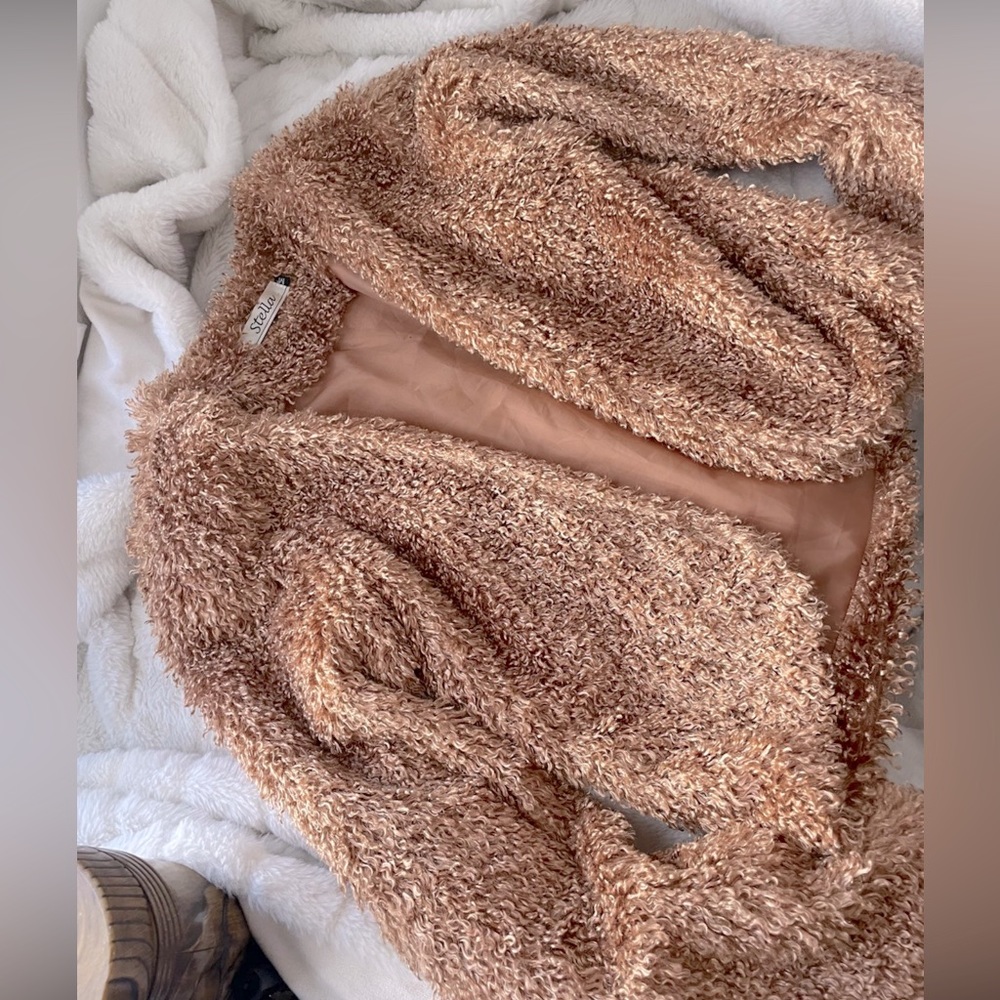 Thrifted Teddy Cardigan